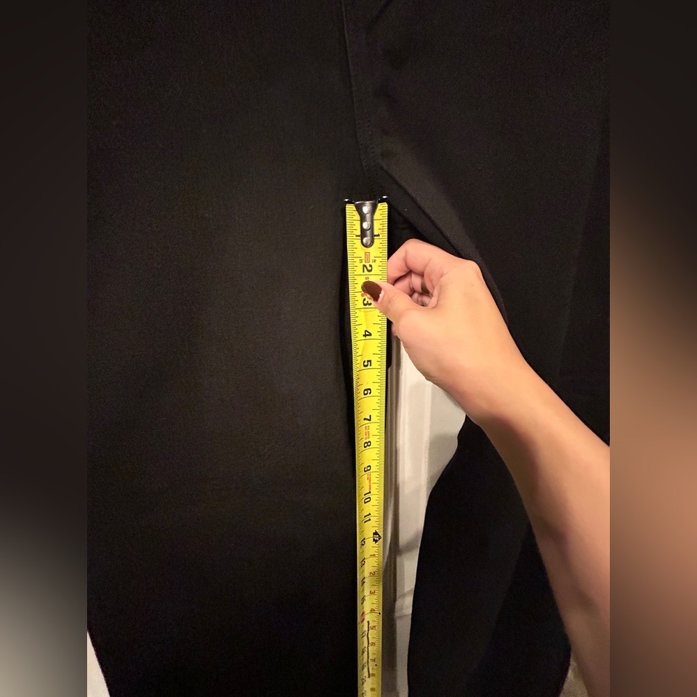 J. Crew Women’s Low-rise Denim Trouser in 1996 Semi-stretch Black Size 32 NWT - Picture 10 of 14